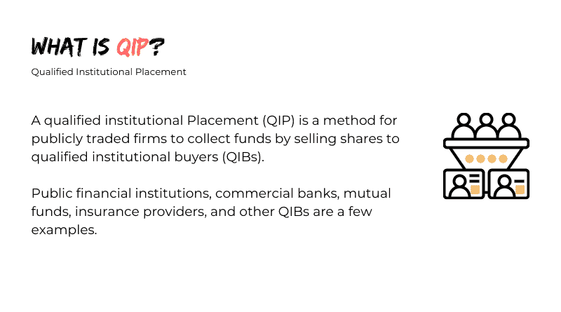 What is qualified institutional Placement (QIP)?